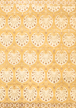 Abstract Brown Contemporary Rug, con829brn