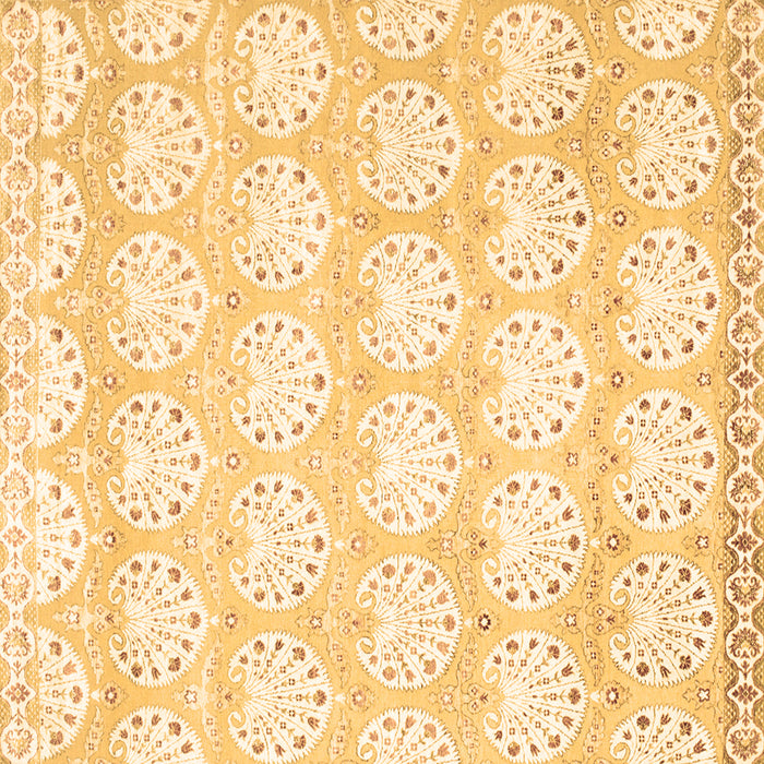 Square Machine Washable Abstract Brown Contemporary Rug, wshcon829brn