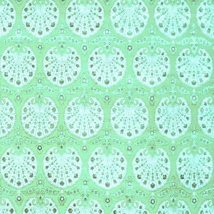 Machine Washable Abstract Turquoise Contemporary Area Rugs, wshcon829turq