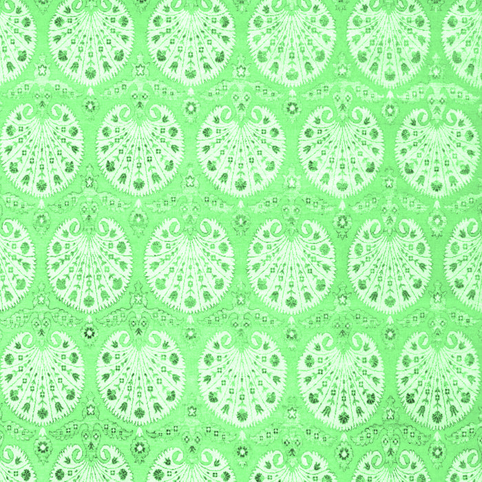 Abstract Emerald Green Contemporary Rug, con829emgrn