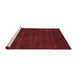 Contemporary Red Washable Rugs