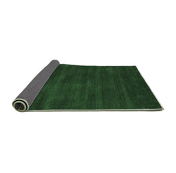 Sideview of Abstract Emerald Green Contemporary Rug, con82emgrn