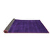 Sideview of Abstract Purple Contemporary Rug, con82pur