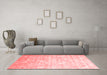 Contemporary Red Washable Rugs