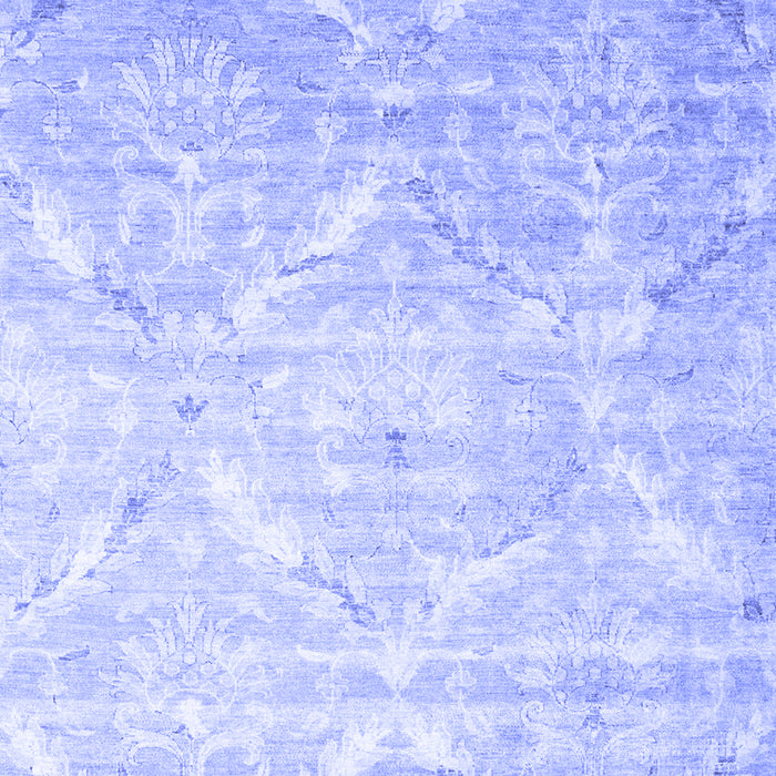 Abstract Blue Contemporary Rug, con830blu