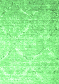 Abstract Emerald Green Contemporary Rug, con830emgrn