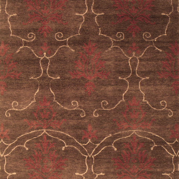 Abstract Brown Contemporary Rug, con831brn