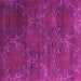 Square Abstract Pink Contemporary Rug, con831pnk