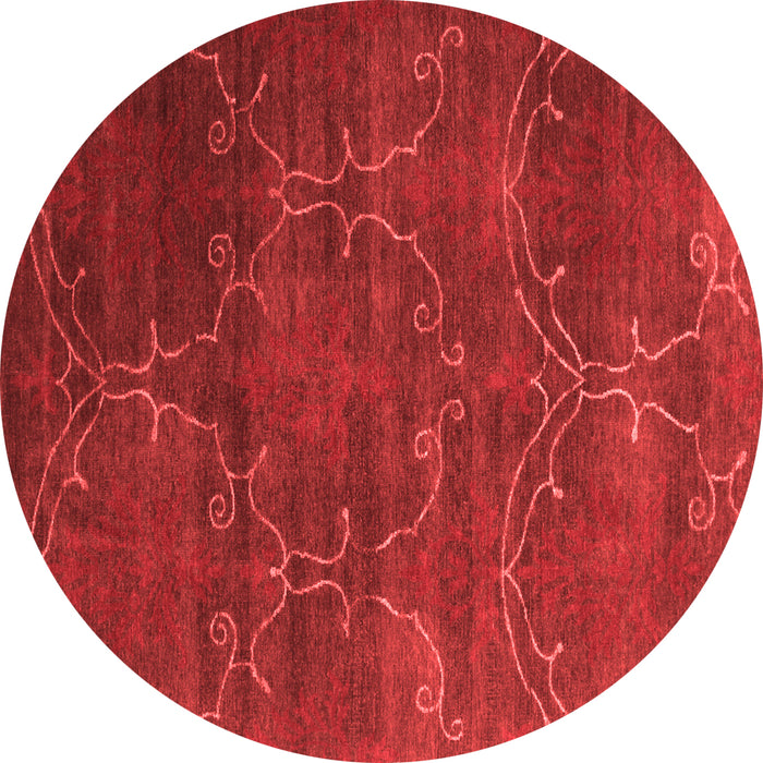 Abstract Red Contemporary Rug, con831red