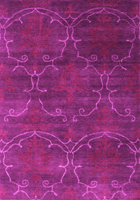 Abstract Pink Contemporary Rug, con831pnk