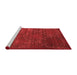 Contemporary Red Washable Rugs