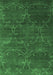 Machine Washable Abstract Emerald Green Contemporary Area Rugs, wshcon831emgrn