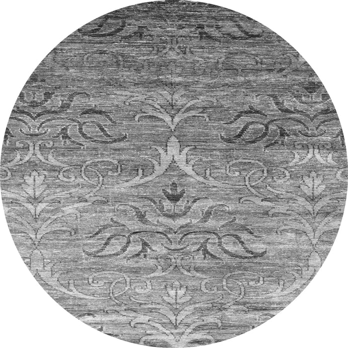 Machine Washable Abstract Gray Contemporary Rug, wshcon832gry