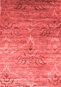 Abstract Red Contemporary Rug, con832red