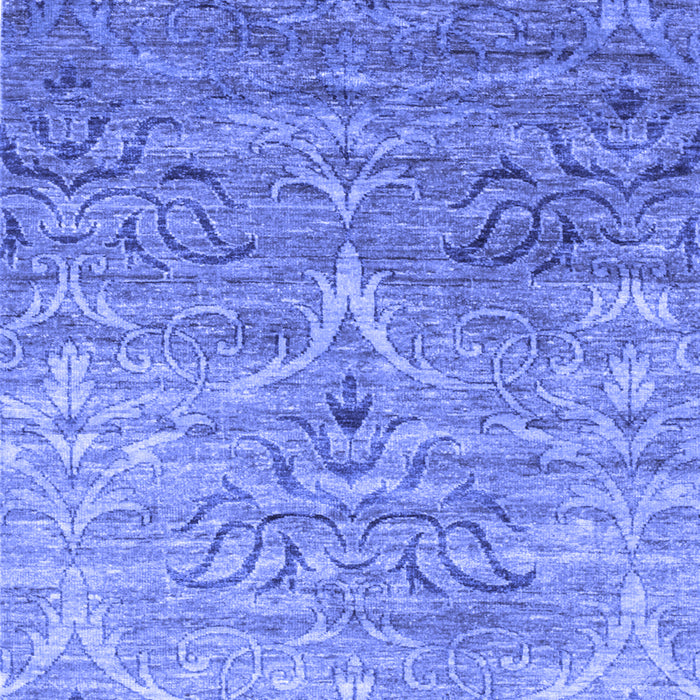 Abstract Blue Contemporary Rug, con832blu