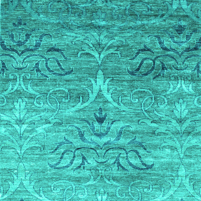 Abstract Turquoise Contemporary Rug, con832turq