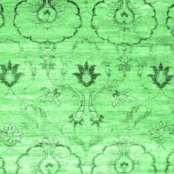 Abstract Emerald Green Contemporary Rug, con833emgrn