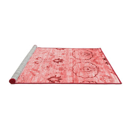 Contemporary Red Washable Rugs