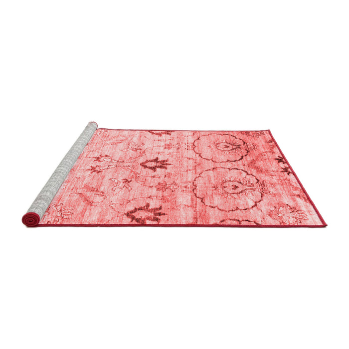 Contemporary Red Washable Rugs