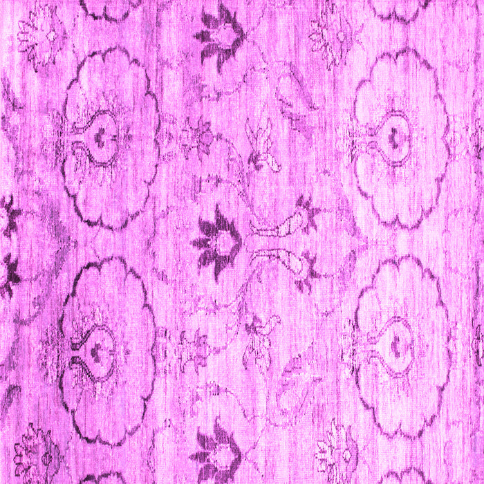 Square Machine Washable Abstract Pink Contemporary Rug, wshcon833pnk