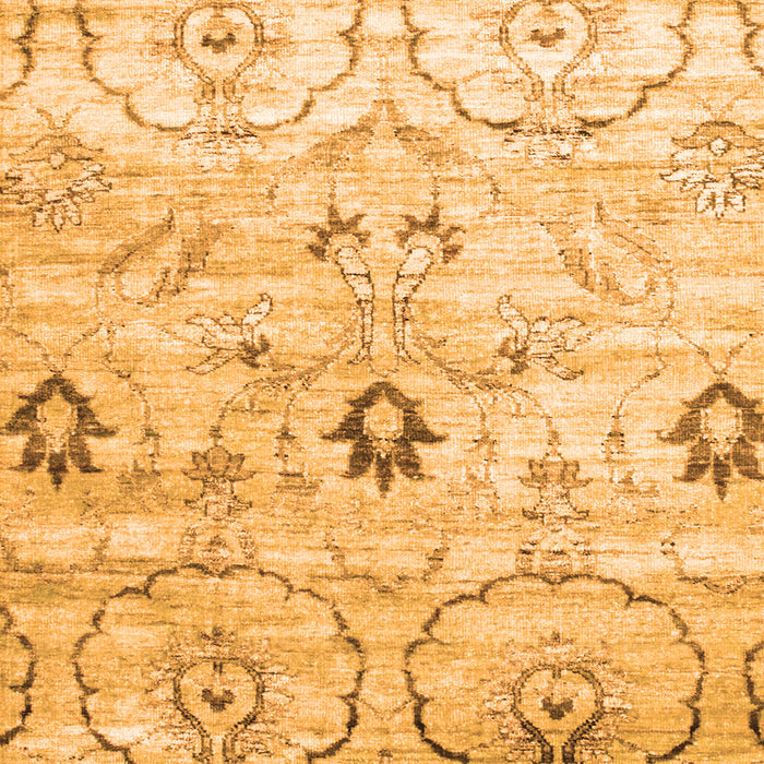 Abstract Orange Contemporary Rug, con833org