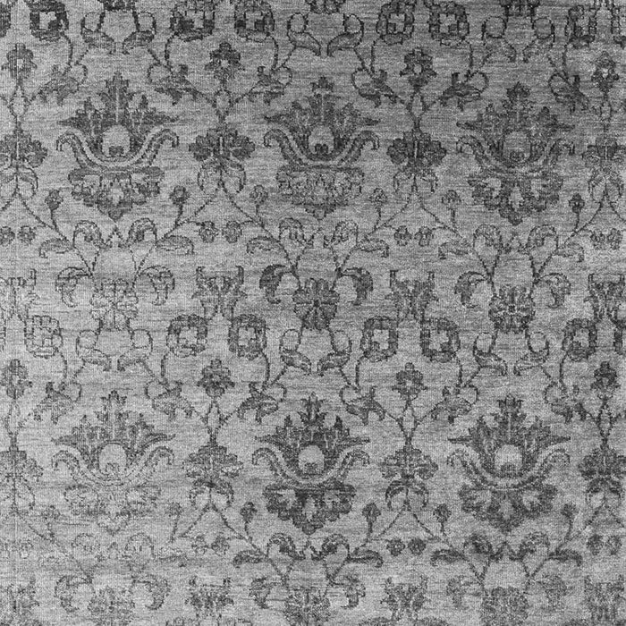 Serging Thickness of Machine Washable Abstract Gray Contemporary Rug, wshcon834gry