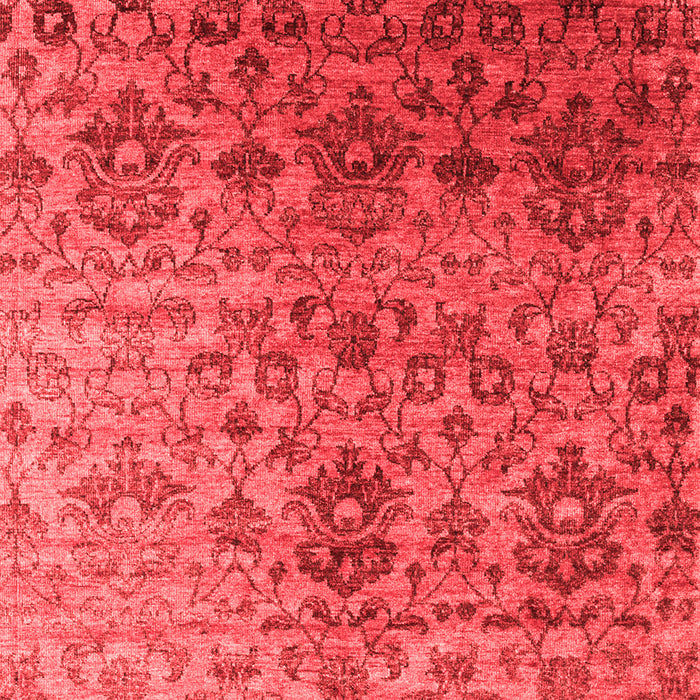 Machine Washable Abstract Red Contemporary Rug, wshcon834red