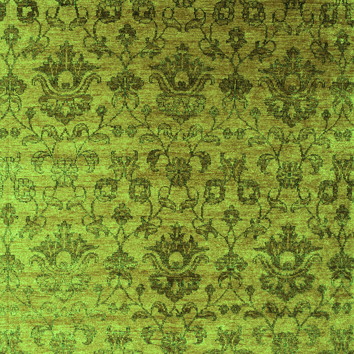 Abstract Green Contemporary Rug, con834grn