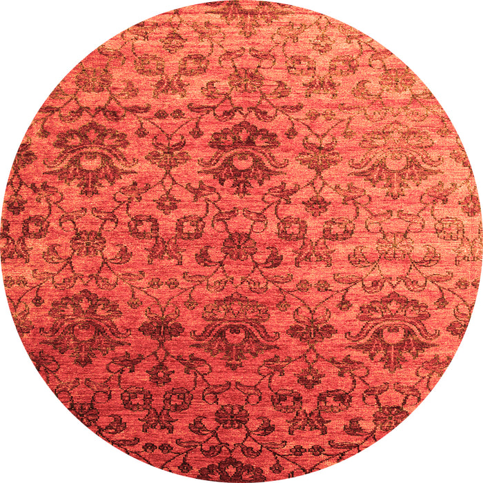 Machine Washable Abstract Orange Contemporary Area Rugs, wshcon834org