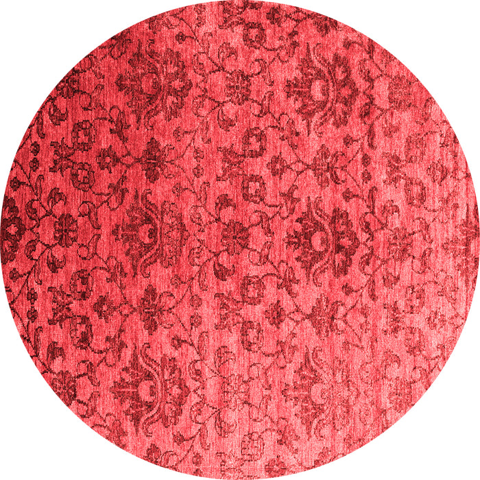 Machine Washable Abstract Red Contemporary Rug, wshcon834red