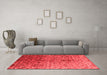 Contemporary Red Washable Rugs