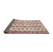 Thickness of Contemporary Cherry Red Modern Rug, con835