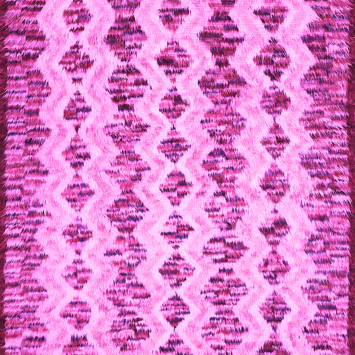 Machine Washable Abstract Pink Contemporary Rug, wshcon835pnk