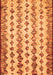 Abstract Orange Contemporary Rug, con835org