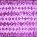 Square Machine Washable Abstract Purple Contemporary Area Rugs, wshcon835pur