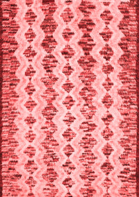 Abstract Red Contemporary Rug, con835red