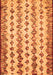 Serging Thickness of Machine Washable Abstract Orange Contemporary Area Rugs, wshcon835org