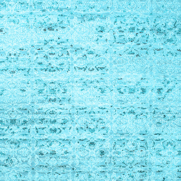 Square Solid Light Blue Modern Rug, con836lblu