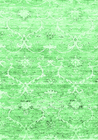 Abstract Emerald Green Contemporary Rug, con837emgrn