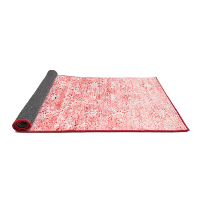 Abstract Red Contemporary Area Rugs