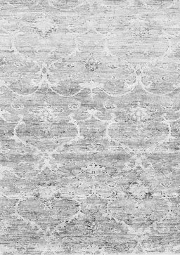 Abstract Gray Contemporary Rug, con837gry