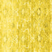 Square Machine Washable Abstract Yellow Contemporary Rug, wshcon837yw