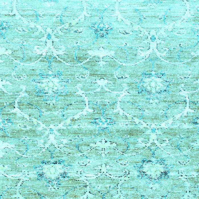 Machine Washable Abstract Light Blue Contemporary Rug, wshcon837lblu