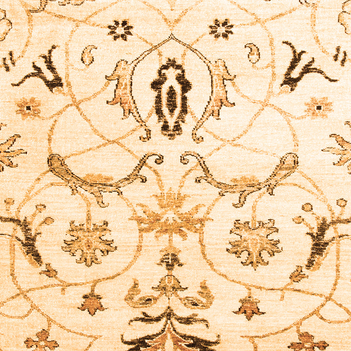 Abstract Orange Contemporary Rug, con838org