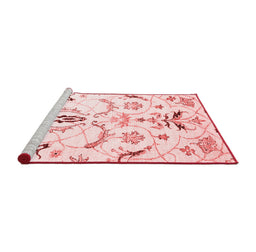 Contemporary Red Washable Rugs