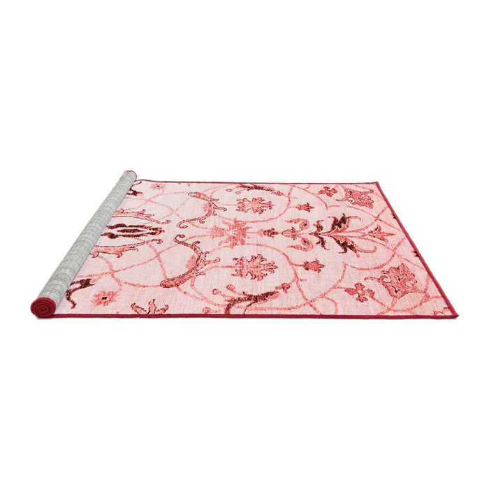 Contemporary Red Washable Rugs