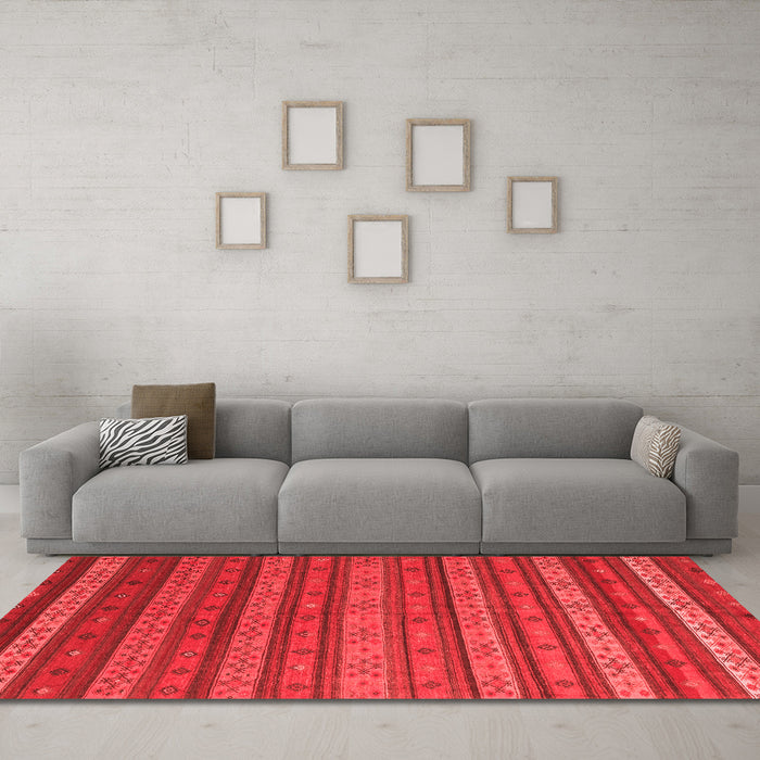 Traditional Red Washable Rugs
