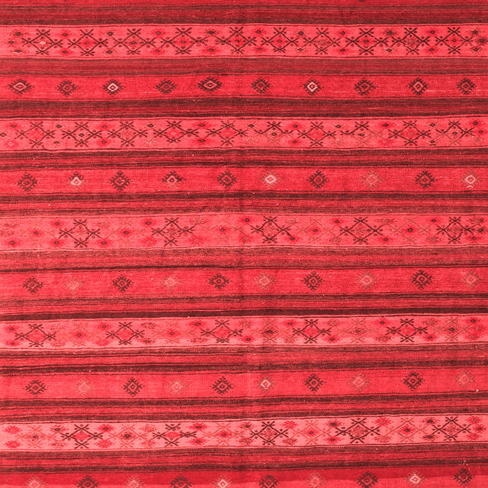 Machine Washable Oriental Red Traditional Rug, wshcon839red