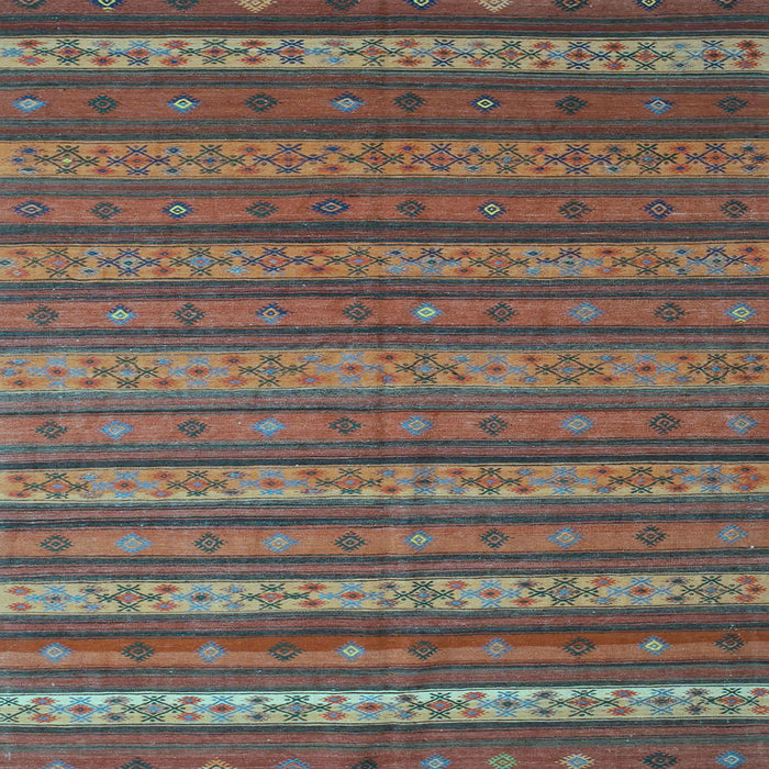 Square Oriental Light Blue Traditional Rug, con839lblu