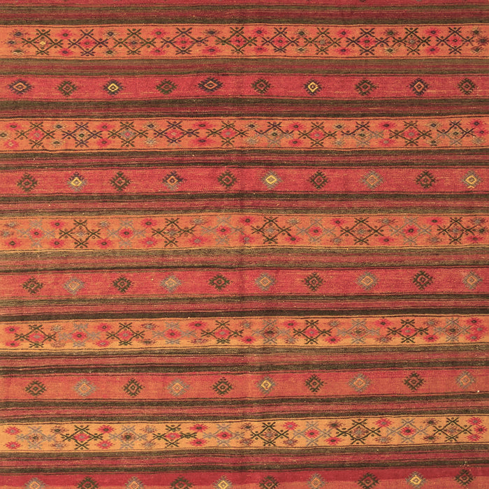 Machine Washable Oriental Brown Traditional Rug, wshcon839brn